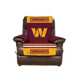 NEW NFL APPAREL washington commanders recliner protector in maroon